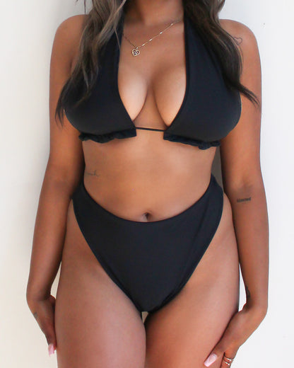 High Waist Bottoms | Black